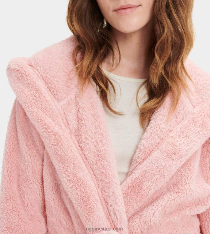 Beso suave 00NF187 UGG mujer bata de felpa aarti