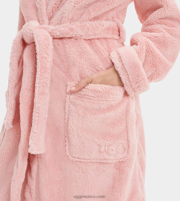 Beso suave 00NF187 UGG mujer bata de felpa aarti
