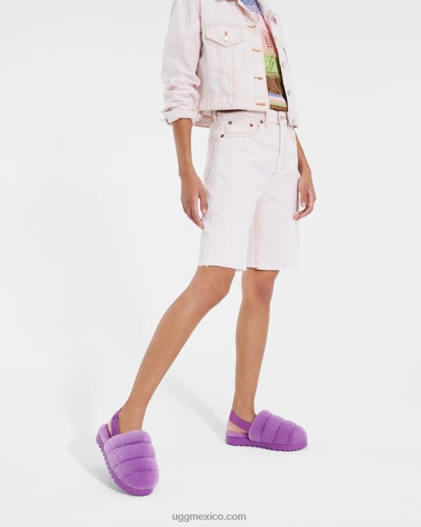 Cielo púrpura 00NF802 UGG mujer zapatilla súper pelusa