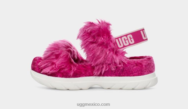 Dragon de fruta 00NF738 UGG mujer sandalia de azúcar de pelusa