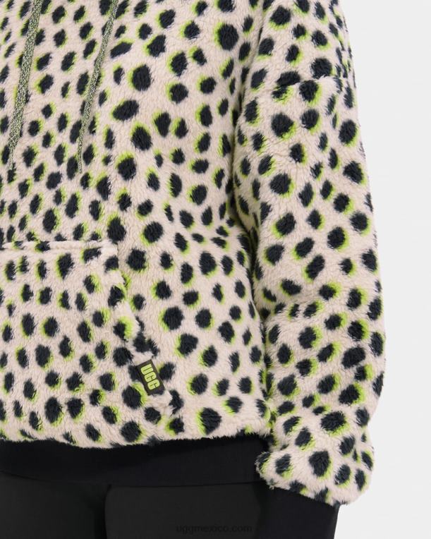 Lima 00NF104 UGG mujer sudadera con capucha sherpa loyra animalia