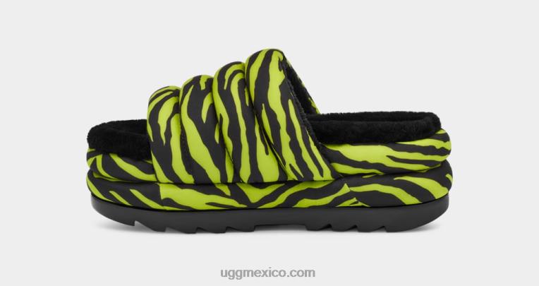 Lima 00NF42 UGG mujer maxi chanclas con estampado de tigre