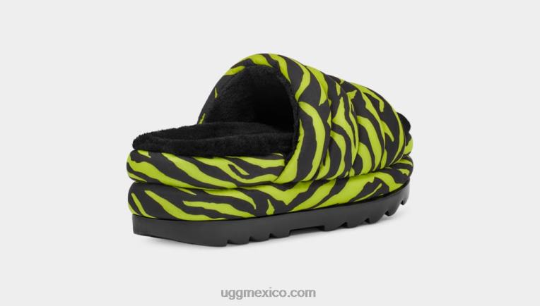 Lima 00NF42 UGG mujer maxi chanclas con estampado de tigre