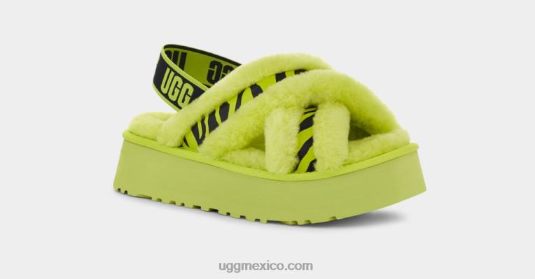 Lima 00NF737 UGG mujer tobogán cruz discoteca animalia