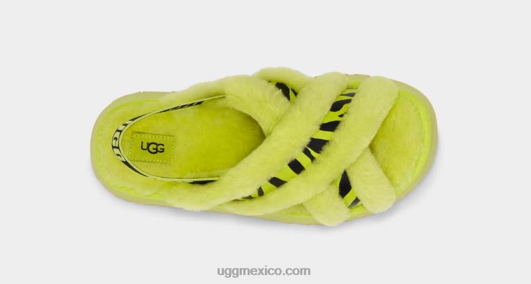 Lima 00NF737 UGG mujer tobogán cruz discoteca animalia