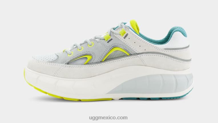 Malla gris glaciar/blanco 00NF1610 UGG hombres lado oeste bajo