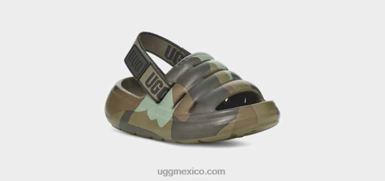 Musgo Verde 00NF303 UGG niños pequeños deporte si camopop