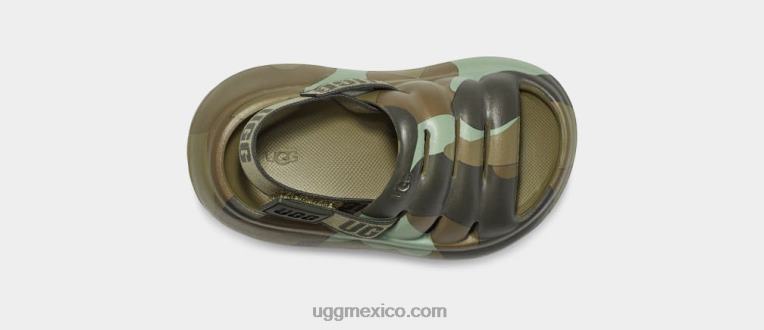 Musgo Verde 00NF303 UGG niños pequeños deporte si camopop