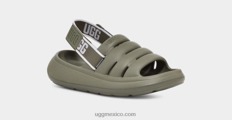 Musgo Verde 00NF442 UGG mujer deporte sí diapositiva