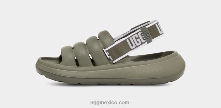 Musgo Verde 00NF442 UGG mujer deporte sí diapositiva