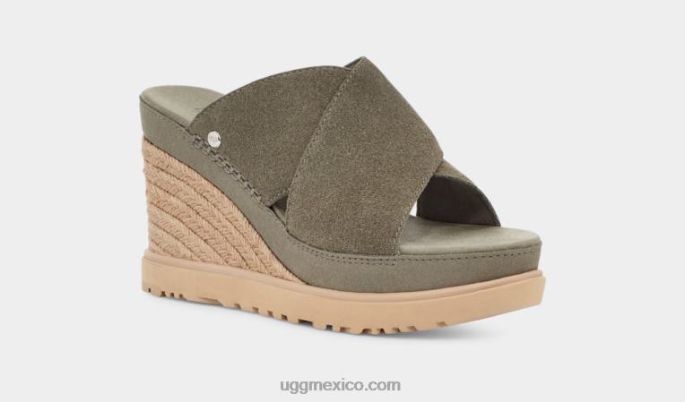 Musgo Verde 00NF452 UGG mujer diapositiva del abad