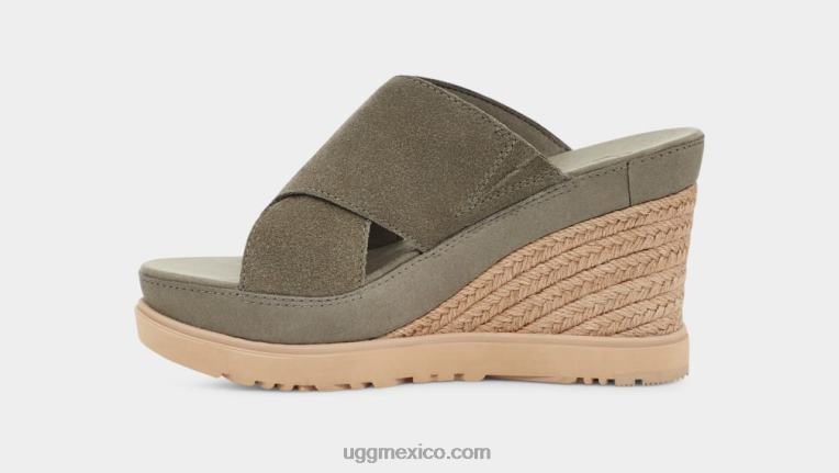 Musgo Verde 00NF452 UGG mujer diapositiva del abad