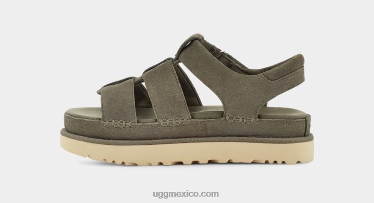 Musgo Verde 00NF455 UGG mujer correa estrella dorada