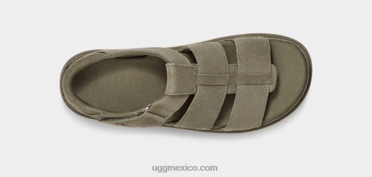 Musgo Verde 00NF455 UGG mujer correa estrella dorada