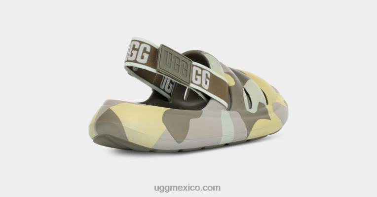 Musgo Verde 00NF519 UGG mujer deporte sí diapositiva camopop