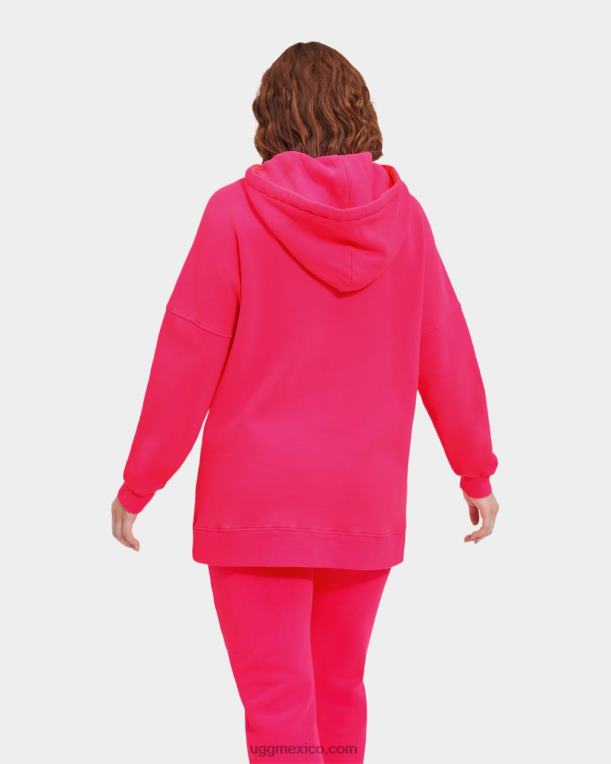 Rosa neón 00NF1345 UGG mujer simone novio sudadera con capucha