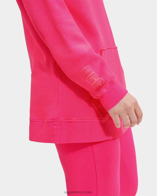 Rosa neón 00NF1345 UGG mujer simone novio sudadera con capucha