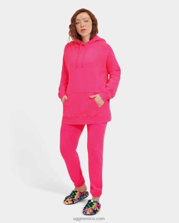 Rosa neón 00NF1345 UGG mujer simone novio sudadera con capucha