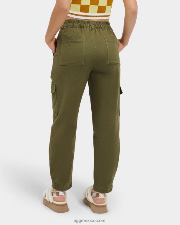 aceituna quemada 00NF1251 UGG mujer pantalón cargo kensley