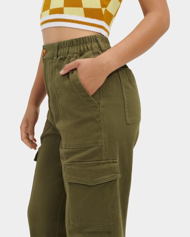 aceituna quemada 00NF1251 UGG mujer pantalón cargo kensley