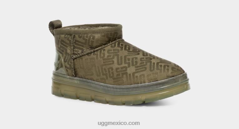aceituna quemada 00NF2137 UGG mujer monograma ultra mini clásico