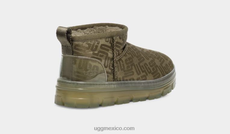 aceituna quemada 00NF2137 UGG mujer monograma ultra mini clásico