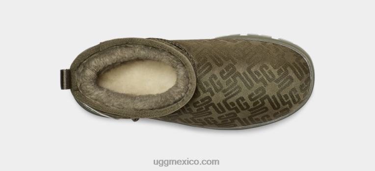 aceituna quemada 00NF2137 UGG mujer monograma ultra mini clásico