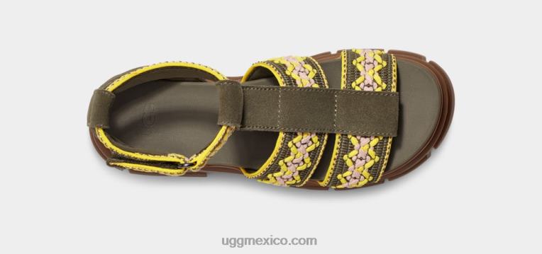 aceituna quemada 00NF502 UGG mujer trenza herencia ashton