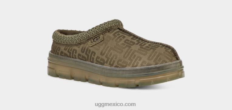 aceituna quemada 00NF616 UGG mujer monograma gráfico de Tasmania