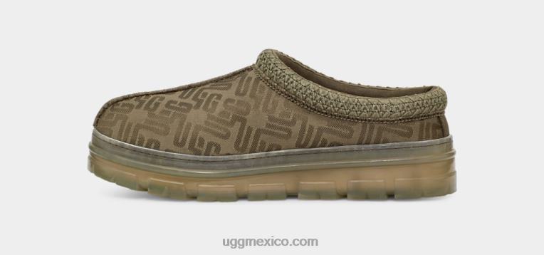 aceituna quemada 00NF616 UGG mujer monograma gráfico de Tasmania