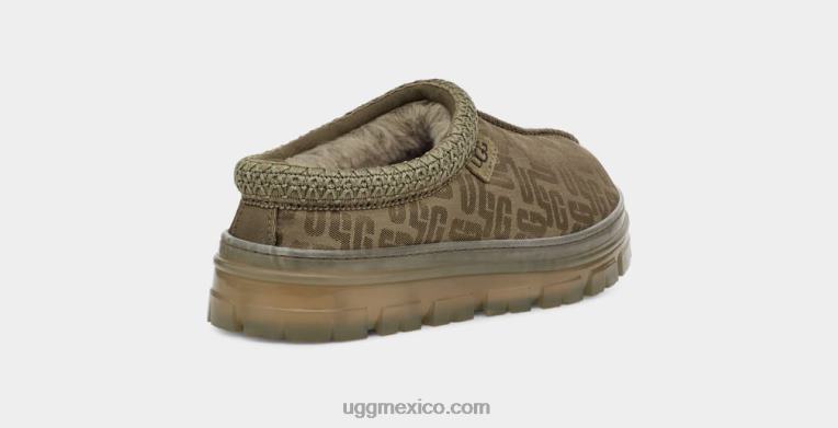 aceituna quemada 00NF616 UGG mujer monograma gráfico de Tasmania