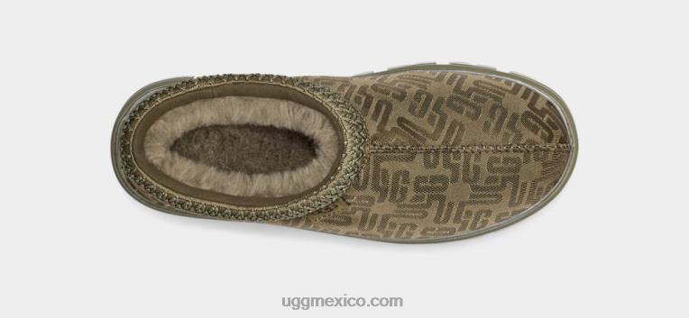 aceituna quemada 00NF616 UGG mujer monograma gráfico de Tasmania