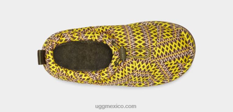 aceituna quemada 00NF699 UGG mujer zuecos maxi heritage trenzados