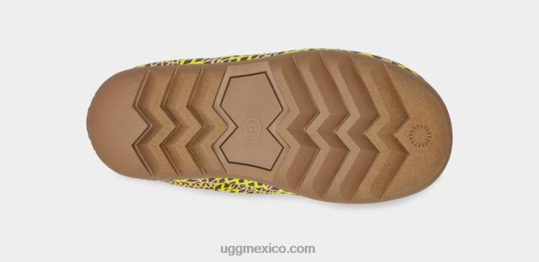 aceituna quemada 00NF699 UGG mujer zuecos maxi heritage trenzados