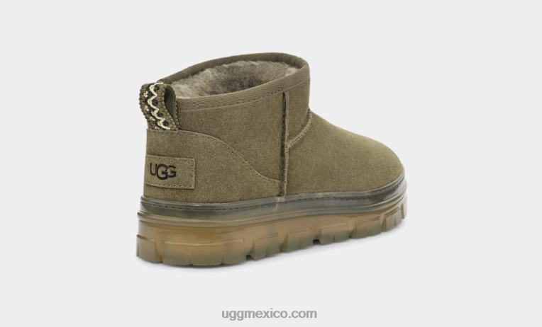aceituna quemada 00NF789 UGG mujer clásico ultra mini claro