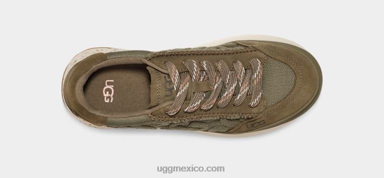 aceituna quemada 00NF818 UGG mujer logotipo de encaje marin