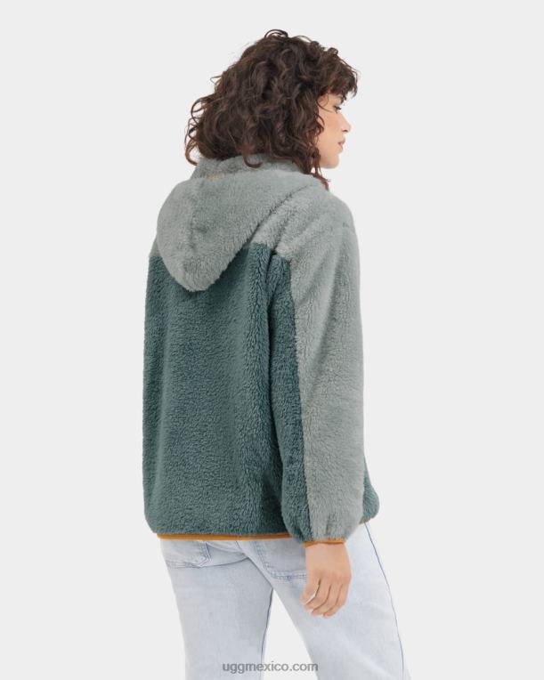 acera/aloe vera 00NF97 UGG mujer cremallera completa sheila sherpa