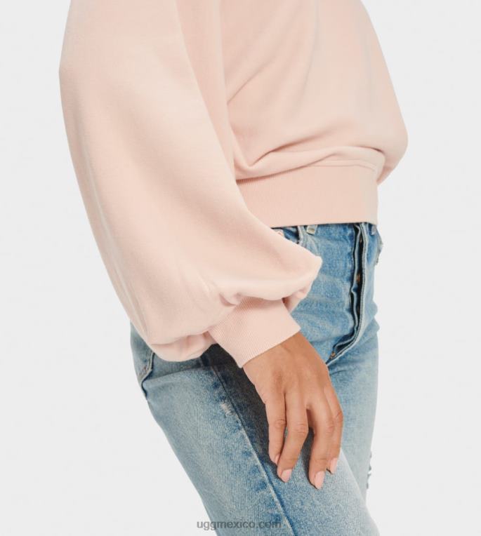 agua de rosas 00NF1360 UGG mujer Jersey con cuello redondo y manga globo Brook