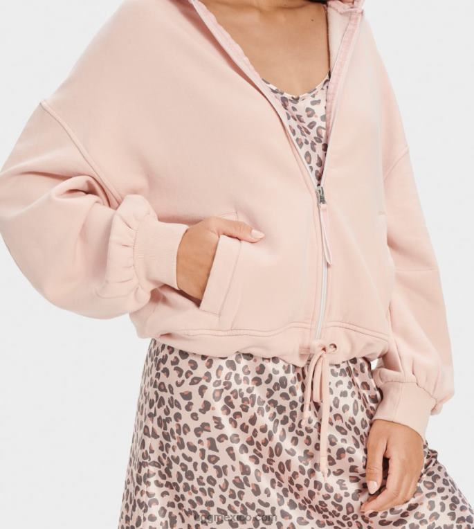 agua de rosas 00NF1367 UGG mujer sudadera con capucha y manga de media luna abbi