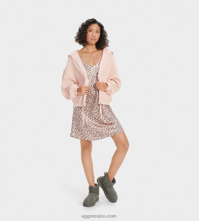 agua de rosas 00NF1367 UGG mujer sudadera con capucha y manga de media luna abbi
