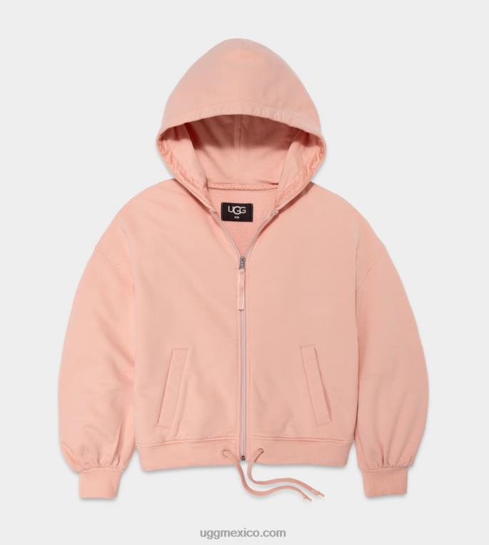 agua de rosas 00NF1367 UGG mujer sudadera con capucha y manga de media luna abbi