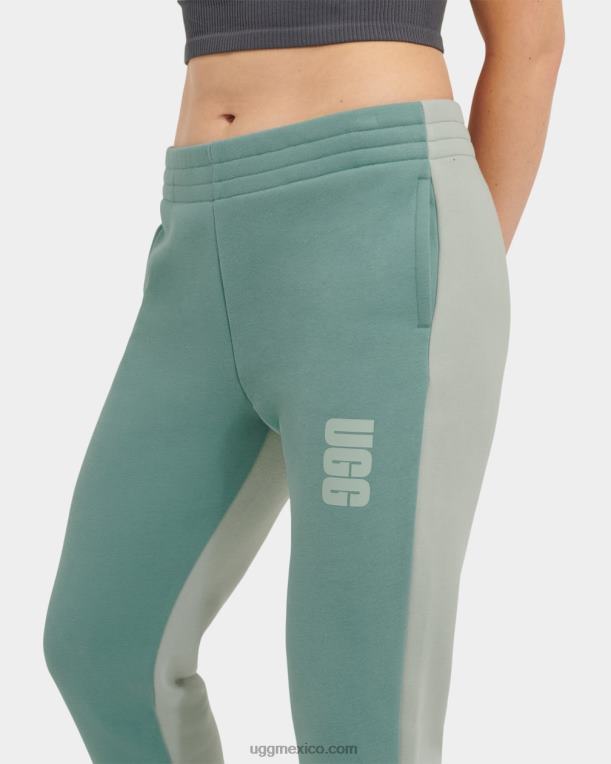 aloe vera/acera 00NF1143 UGG mujer daniella pantalón de chándal dos tonos