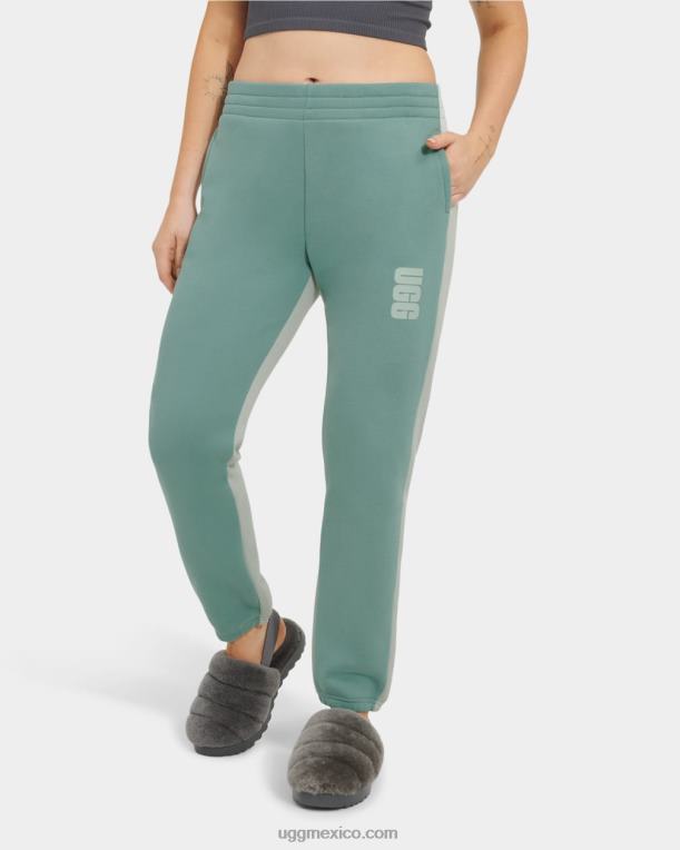 aloe vera/acera 00NF1143 UGG mujer daniella pantalón de chándal dos tonos