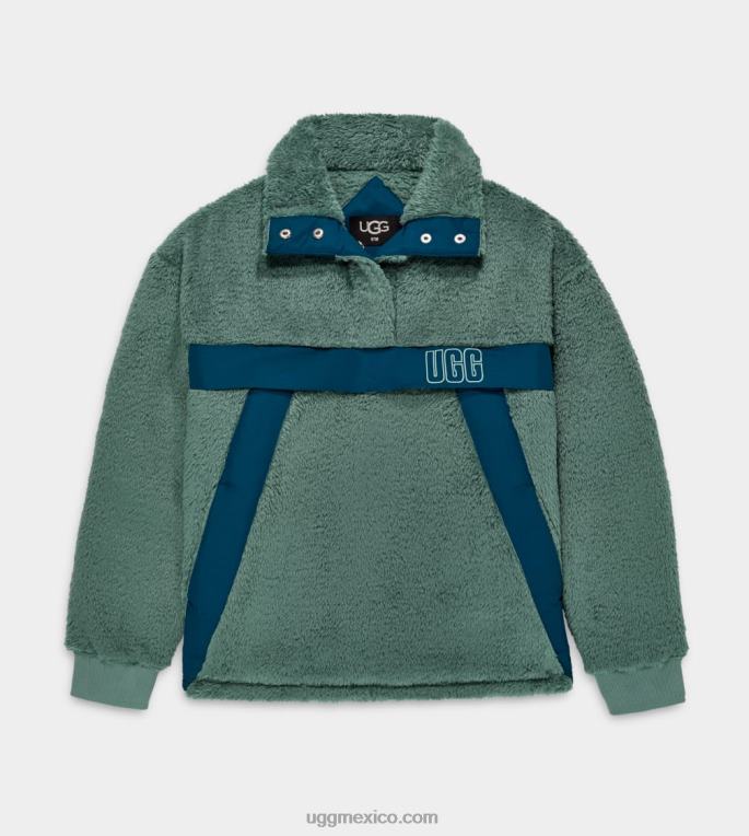 aloe vera/azul medianoche 00NF1287 UGG mujer gayel sherpa medio complemento