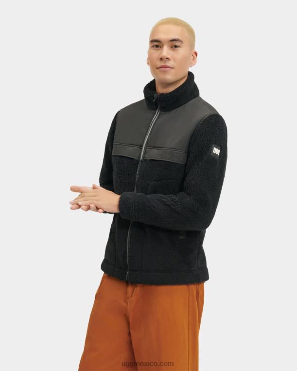 alquitrán 00NF1862 UGG hombres chamarra sherpa bloqueada de seth