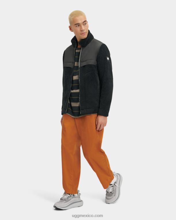 alquitrán 00NF1862 UGG hombres chamarra sherpa bloqueada de seth