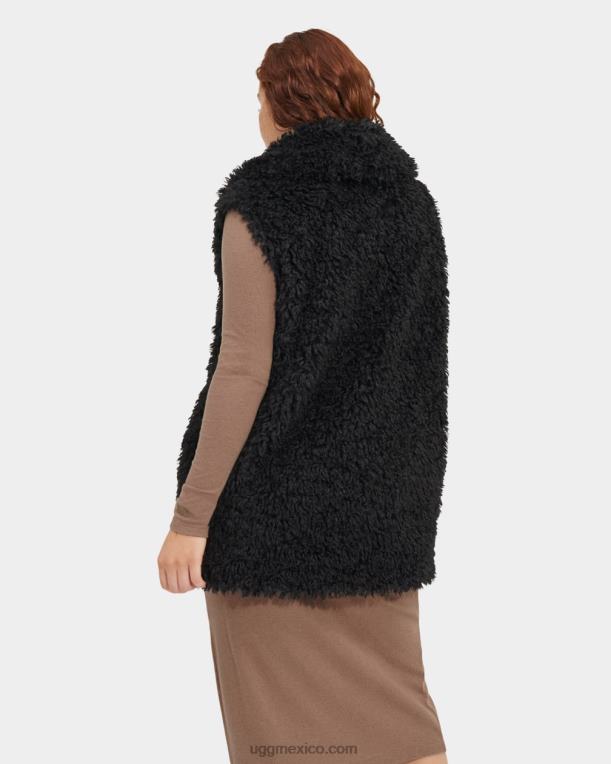 alquitrán 00NF85 UGG mujer chaleco tammie de piel sintética
