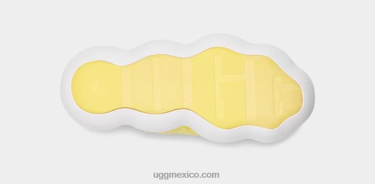 amarillo soleado 00NF342 UGG mujer diapositiva de nube de azúcar