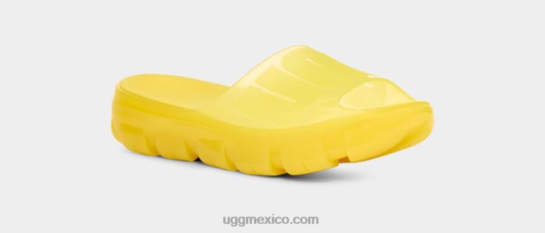 amarillo soleado 00NF401 UGG mujer tobogán transparente jella