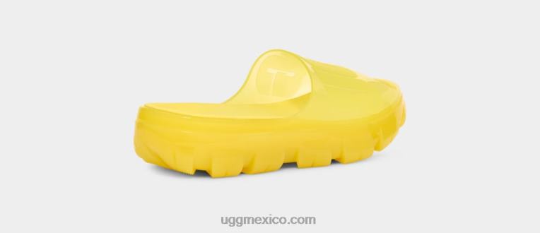 amarillo soleado 00NF401 UGG mujer tobogán transparente jella